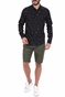 SCOTCH & SODA-Ανδρικό πουκάμισο SCOTCH & SODA REGULAR FIT- Classic all-over μαύρο