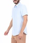 SCOTCH & SODA-Ανδρικό πουκάμισο SCOTCH & SODA REGULAR FIT- Classic short sle μπλε
