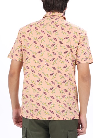 SCOTCH & SODA-Ανδρικό πουκάμισο SCOTCH & SODA HAWAII FIT ροζ