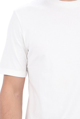 SCOTCH & SODA-Ανδρικό t-shirt SCOTCH & SODA Classic solid organic cotton λευκό