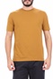 SCOTCH & SODA-Ανδρικό t-shirt SCOTCH & SODA Classic solid organic cotton καφέ