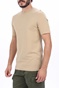 SCOTCH & SODA-Ανδρικό t-shirt SCOTCH & SODA Classic solid organic cotton εκρού