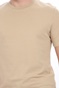 SCOTCH & SODA-Ανδρικό t-shirt SCOTCH & SODA Classic solid organic cotton εκρού