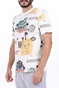 SCOTCH & SODA-Ανδρικό t-shirt SCOTCH & SODA λευκό