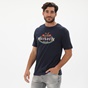 SCOTCH & SODA-Ανδρικό t-shirt SCOTCH & SODA 160859 Organic cotton jersey artwork μπλε