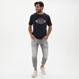 SCOTCH & SODA-Ανδρικό t-shirt SCOTCH & SODA 160859 Organic cotton jersey artwork μπλε