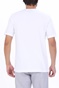 SCOTCH & SODA-Ανδρικό t-shirt SCOTCH & SODA Cotton-jersey logo artwork t-s λευκό