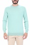 SCOTCH & SODA-Ανδρική πλεκτή μπλούζα SCOTCH & SODA Classic melange Ecovero blend μπλε