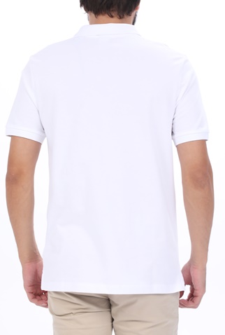 SCOTCH & SODA-Ανδρική polo μπλούζα SCOTCH & SODA λευκή