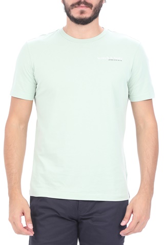 SCOTCH & SODA-Ανδρικό t-shirt SCOTCH & SODA πράσινο