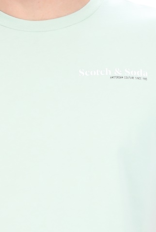 SCOTCH & SODA-Ανδρικό t-shirt SCOTCH & SODA πράσινο
