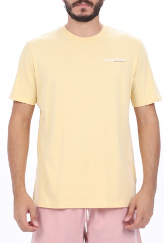 SCOTCH & SODA-Ανδρικό t-shirt SCOTCH & SODA κίτρινο