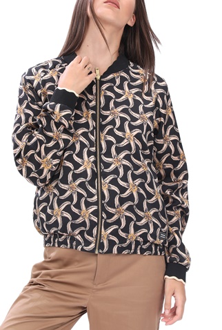 SCOTCH & SODA-Γυναικείο bomber jacket SCOTCH & SODA μπλε κίτρινο