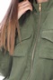 SCOTCH & SODA-Γυναικείο λινό jacket SCOTCH & SODA χακί