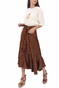 SCOTCH & SODA-Γυναικεία maxi φούστα SCOTCH & SODA καφέ 