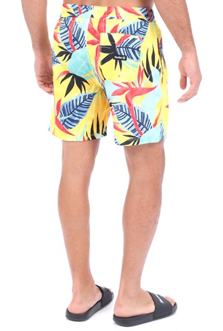HURLEY-Ανδρικό μαγιό σορτς HURLEY M BIRD ROCK VOLLEY 17' κίτρινο