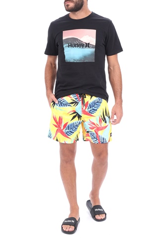 HURLEY-Ανδρικό μαγιό σορτς HURLEY M BIRD ROCK VOLLEY 17' κίτρινο