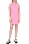 RELIGION-Γυναικείο mini φόρεμα RELIGION BEACH DRESS WITH HOLES ροζ
