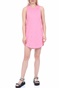 RELIGION-Γυναικείο mini φόρεμα RELIGION BEACH DRESS WITH HOLES ροζ