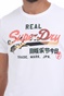 SUPERDRY-Ανδρική μπλούζα SUPERDRY VL ITAGO LW λευκή