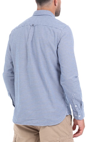 SUPERDRY-Ανδρικό oxford πουκάμισο SUPERDRY CLASSIC UNIVERSITY OXFORD μπλε λευκό