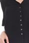 SUPERDRY-Γυναικεία μπλούζα SUPERDRY LACE TOP μαύρη
