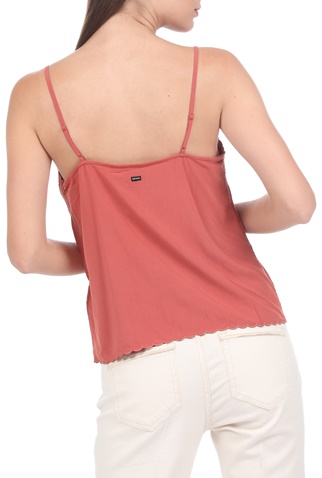SUPERDRY-Γυναικείο top SUPERDRY CAMI TOP κόκκινο