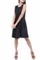 SUPERDRY-Γυναικείο φόρεμα SUPERDRY TEXTURED DAY DRESS μαύρο
