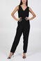 MOLLY BRACKEN-Γυναικεία ολόσωμη φόρμα MOLLY BRACKEN LADIES WOVEN JUMPSUIT PREMIUM μαύρη