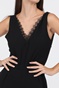 MOLLY BRACKEN-Γυναικεία ολόσωμη φόρμα MOLLY BRACKEN LADIES WOVEN JUMPSUIT PREMIUM μαύρη