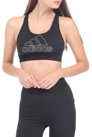 adidas Performance-Γυναικείο αθλητικό μπουστάκι adidas Performance DRST BRANDED B μαύρο 