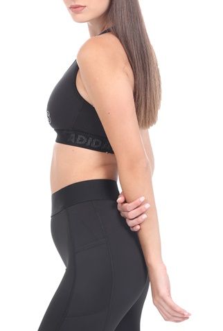 adidas Performance-Γυναικείο αθλητικό μπουστάκι adidas Performance DRST BRANDED B μαύρο 