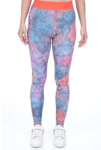 adidas Originals-Γυναικείο κολάν adidas Originals TF FLORAL L T πορτοκαλί μπλε