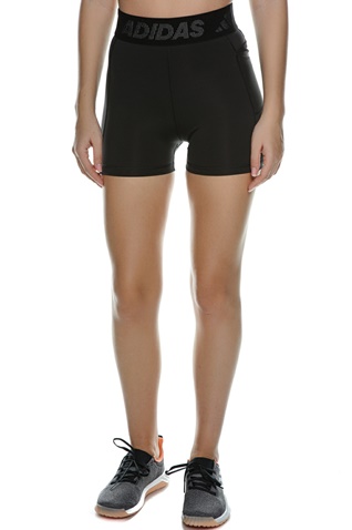 adidas Originals-Γυναικείο κοντό κολάν adidas Originals TF SHRT 3 BAR μαύρο