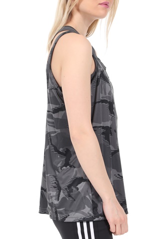 adidas Originals-Γυναικείο αθλητικό top adidas Originals W CAMO TK γκρι μαύρο