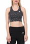 adidas Originals-Γυναικείο αθλητικό μπουστάκι adidas Originals W LEO BT μαύρο γκρι