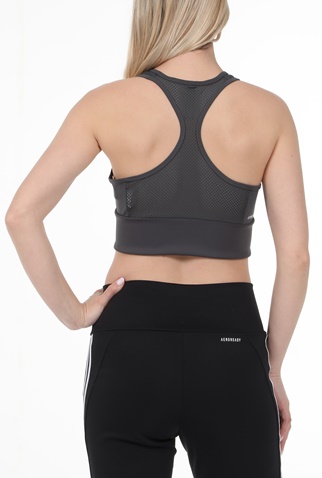 adidas Originals-Γυναικείο αθλητικό μπουστάκι adidas Originals W LEO BT μαύρο γκρι