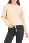 adidas Performance-Γυναικεία cropped φούτερ μπλούζα adidas Performance DNC μπεζ