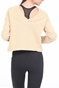 adidas Performance-Γυναικεία cropped φούτερ μπλούζα adidas Performance DNC μπεζ