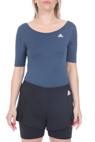 adidas Performance-Γυναικείο κορμάκι adidas Performance DNC BODY μπλε