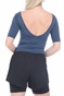 adidas Performance-Γυναικείο κορμάκι adidas Performance DNC BODY μπλε