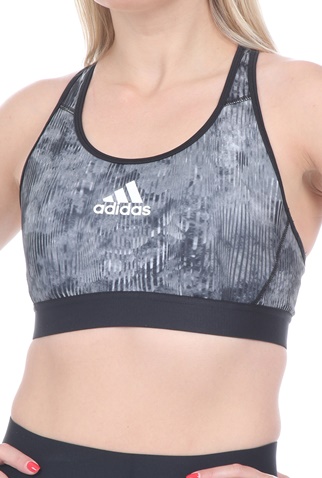 adidas Performance-Γυναικείο αθλητικό μπουστάκι adidas Performance MANHATTAN 2000 μαύρο γκρι