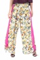 FREE PEOPLE COLLECTION-Γυναικεία παντελόνα FREE PEOPLE IN BLOOM μπεζ ροζ