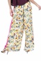 FREE PEOPLE COLLECTION-Γυναικεία παντελόνα FREE PEOPLE IN BLOOM μπεζ ροζ