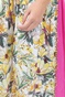 FREE PEOPLE COLLECTION-Γυναικεία παντελόνα FREE PEOPLE IN BLOOM μπεζ ροζ