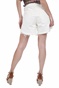 FREE PEOPLE COLLECTION-Γυναικείο jean σορτς FREE PEOPLE BAGGY TOMBOY λευκό