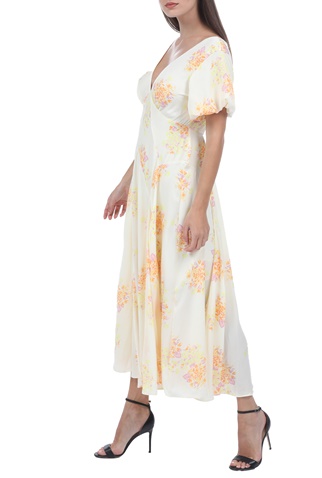 FREE PEOPLE COLLECTION-Γυναικείο maxi φόρεμα FREE PEOPLE LAURA PRINTED φλοράλ