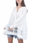 FREE PEOPLE COLLECTION-Γυναικεία τουνίκ FREE PEOPLE GREEN GARDENS λευκή