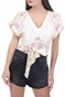 FREE PEOPLE COLLECTION-Γυναικείο τοπ FREE PEOPLE ARIELLE μπεζ