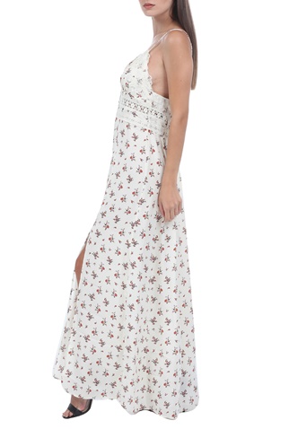 FREE PEOPLE COLLECTION-Γυναικείο φόρεμα FREE PEOPLE OUT & ABOUT εκρού